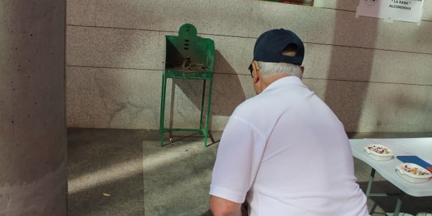 Un miembro de la Peña &#039;La Rana&#039;