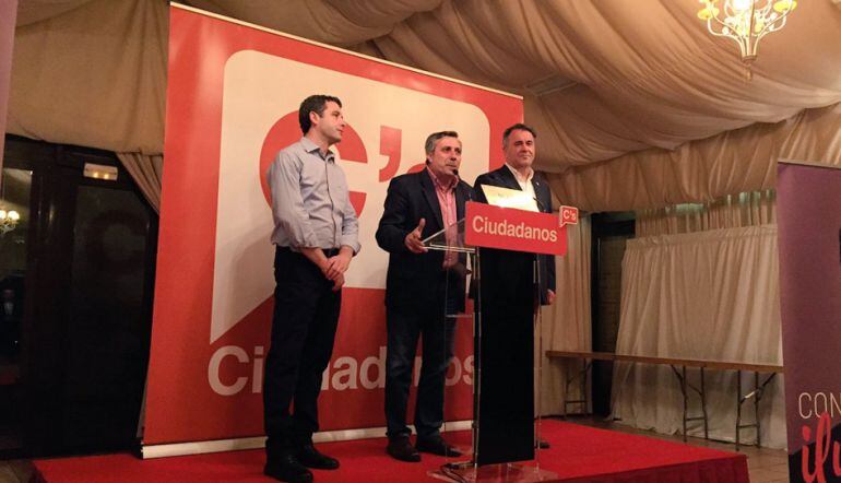 Esteban Paños (izquierda), Antonio López (centro), Ramón Molinary (derecha)