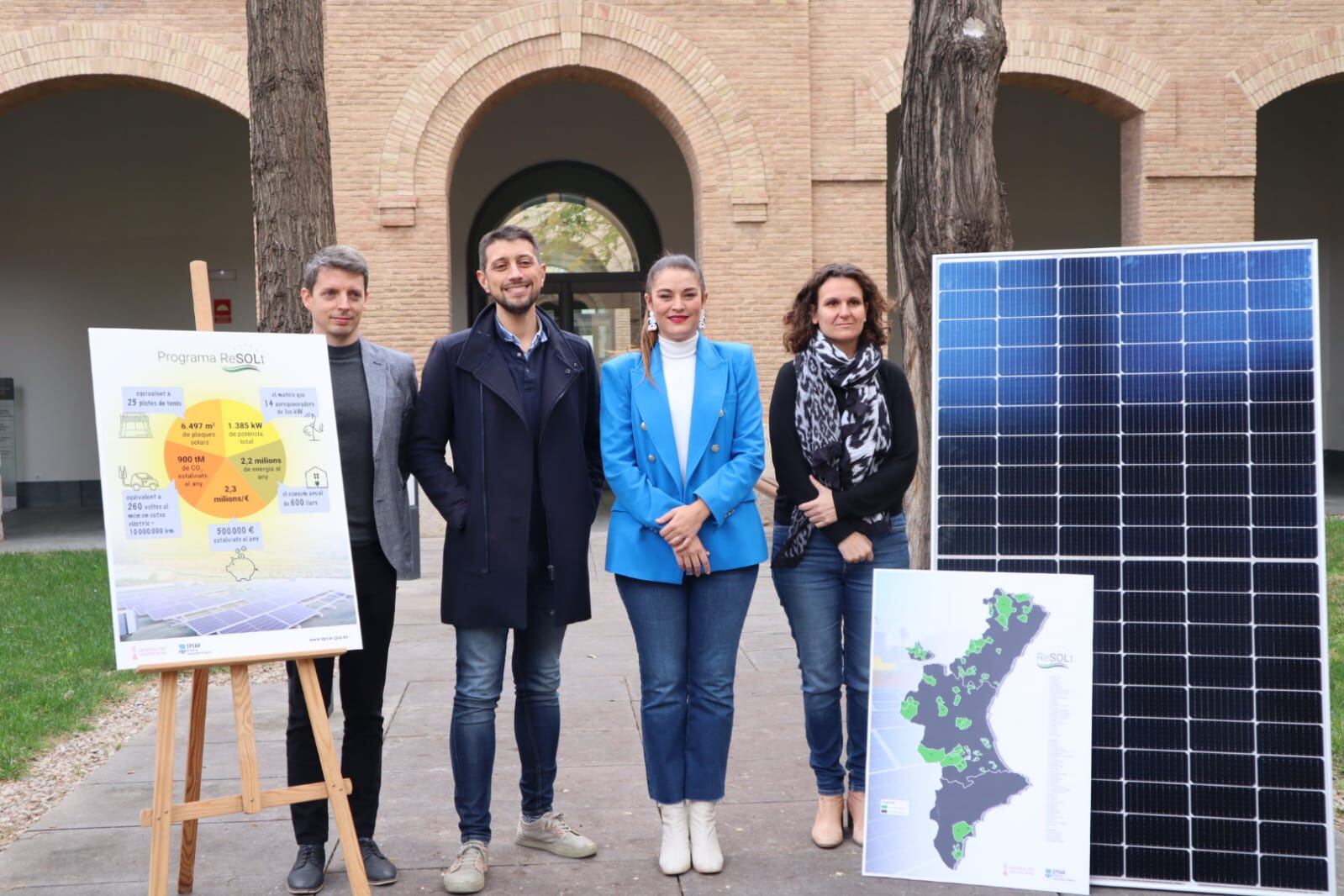 Mireia Mollà presentando el proyecto