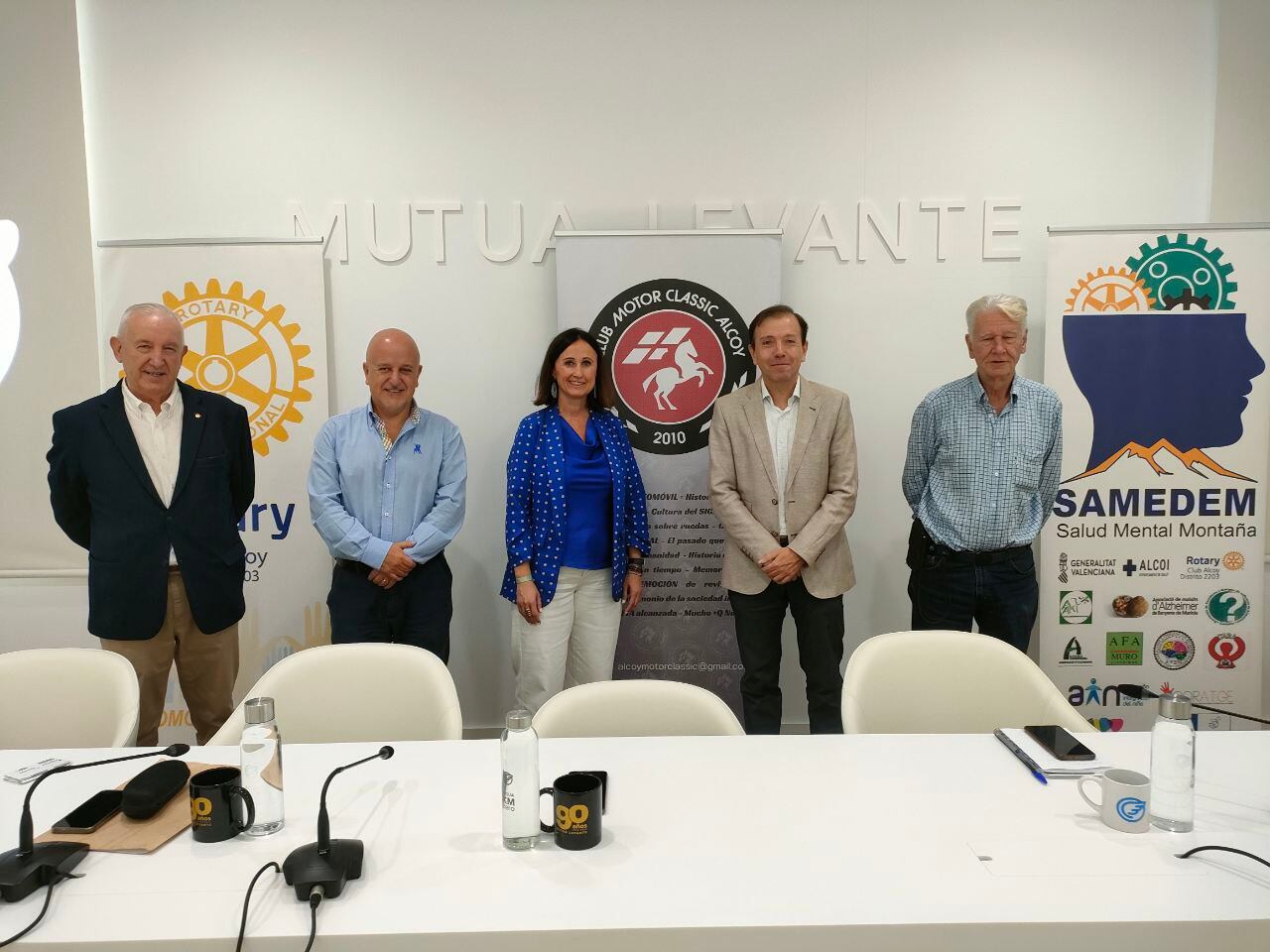 Presentación Motor Classic juntoa Rotary Alcoy y SAMEDEM