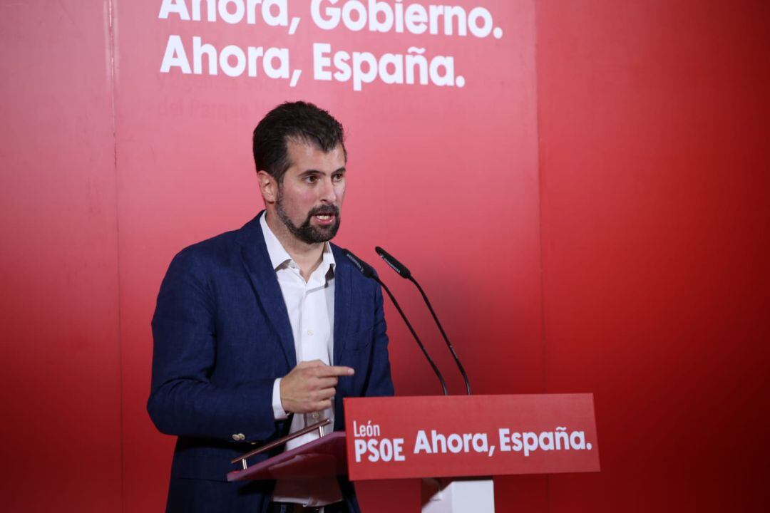 Tudanca durante el acto celebrado en León 