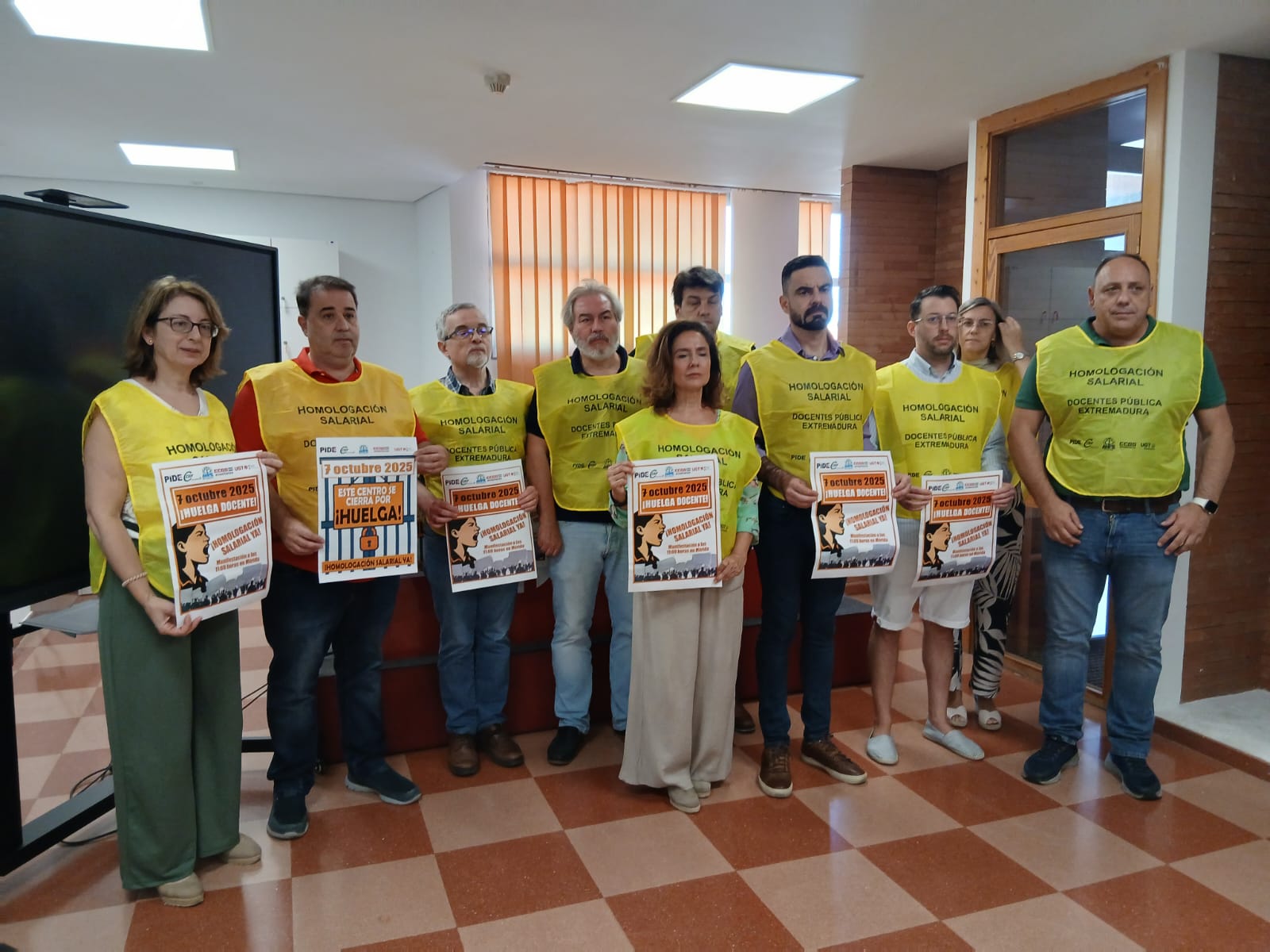 Los sindicatos educativos extremeños convocan huelga general para el próximo 7 de octubre