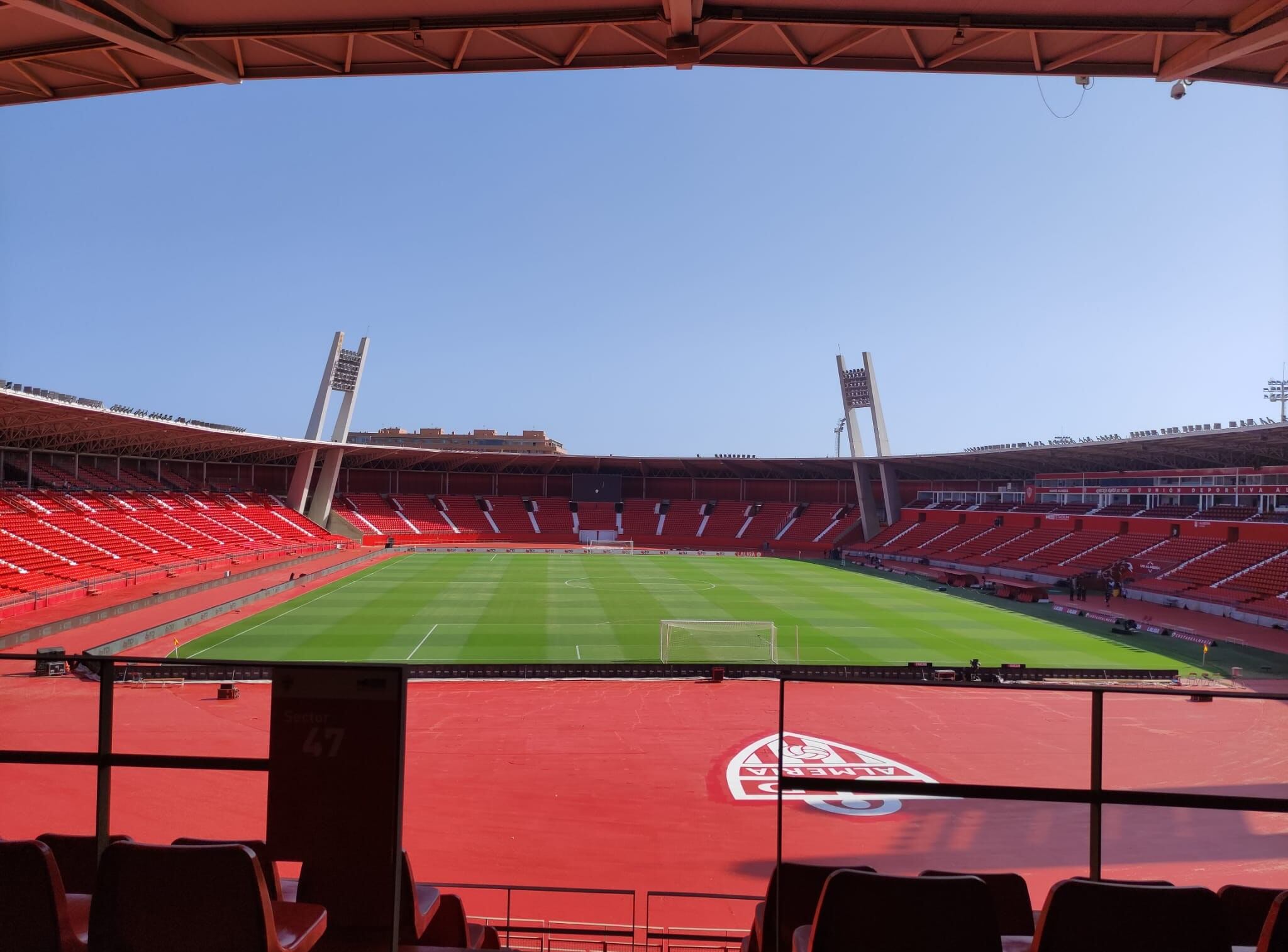 Los rivales del Almería son felices jugando en el Estadio de los Juegos Mediterráneos.