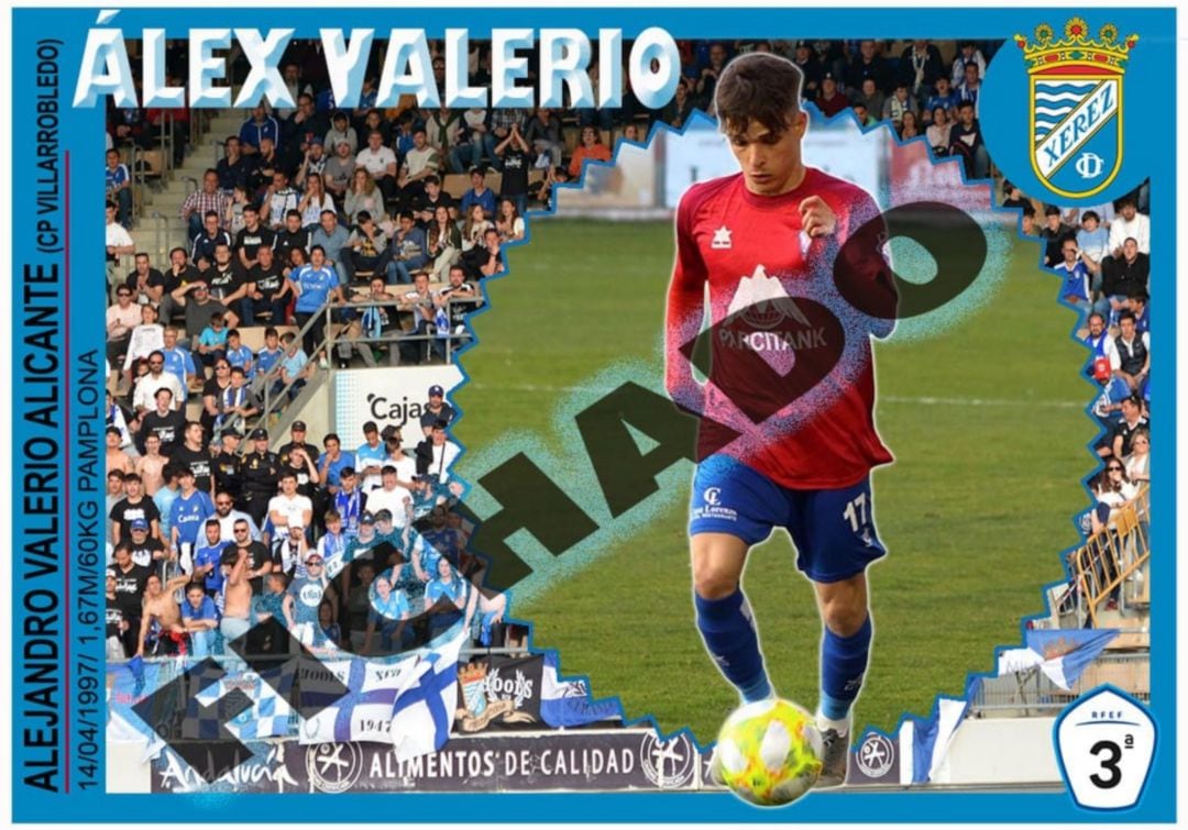 Alex Valerio es ya nuevo jugador del Xerez CD 