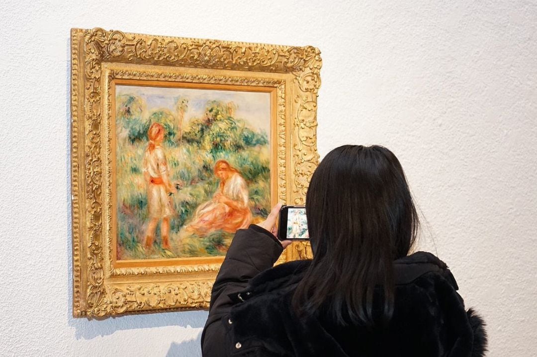 Óleo de Pierre-Auguste Renoir (1916) que se expone en el Museo de Pasión