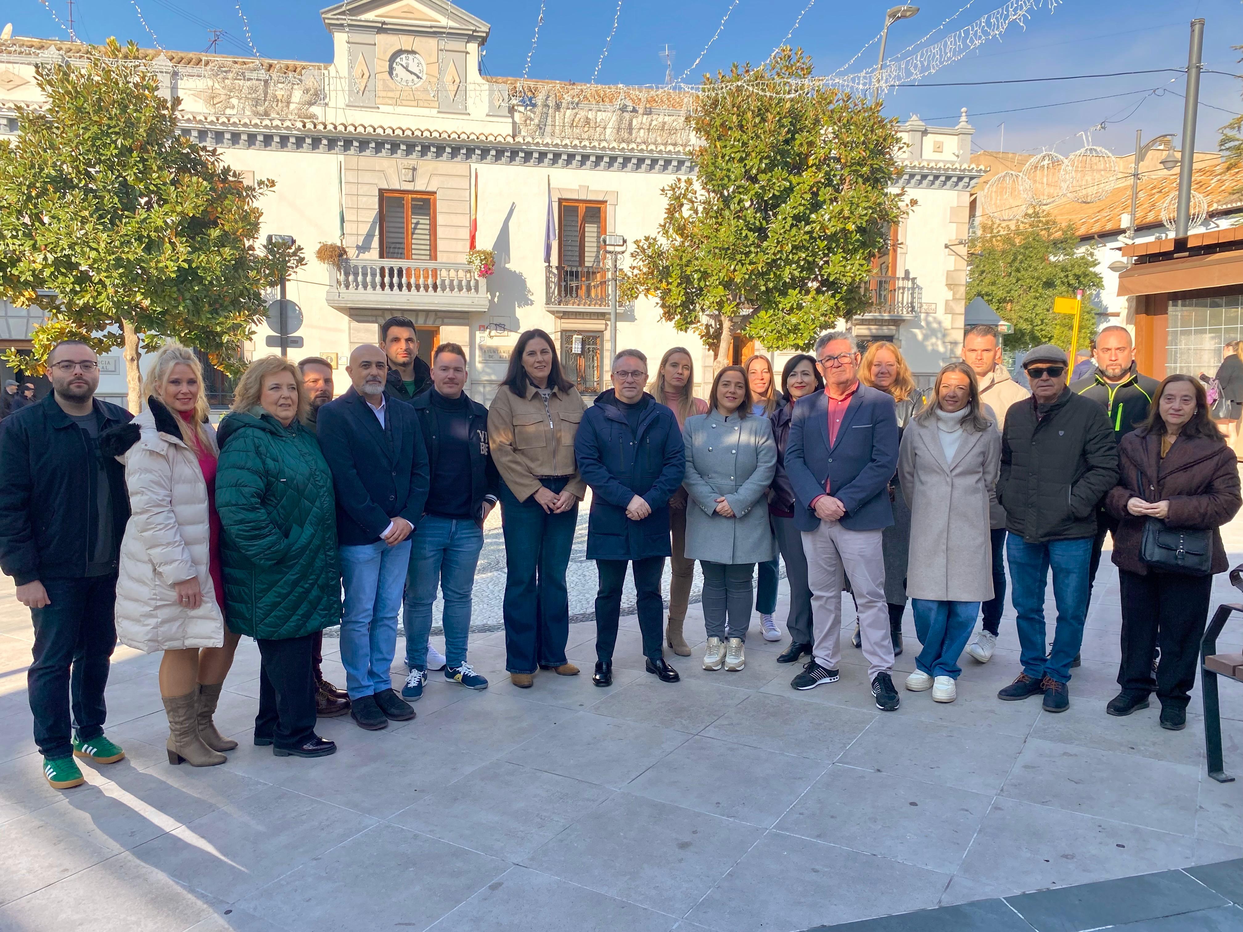 Alcaldes, alcaldesas y portavoces de la cornisa norte del Área Metropolitana.