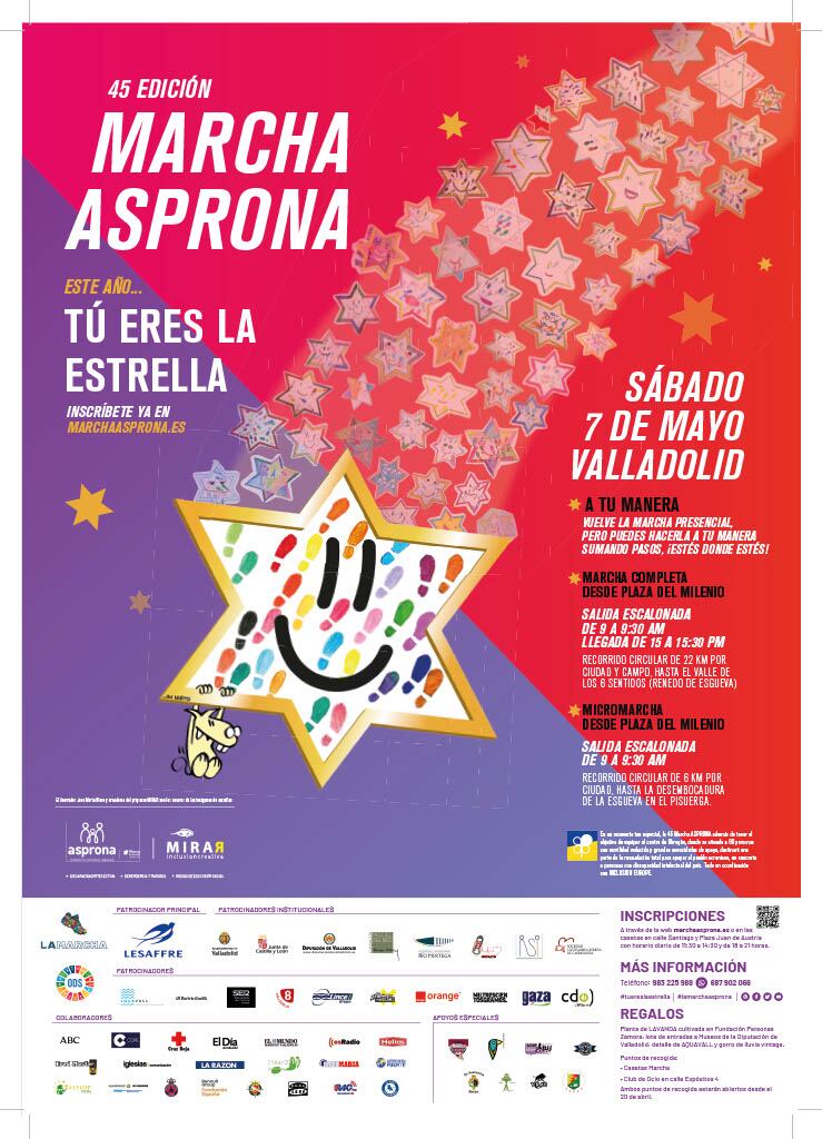 Cartel 45 Marcha Asprona