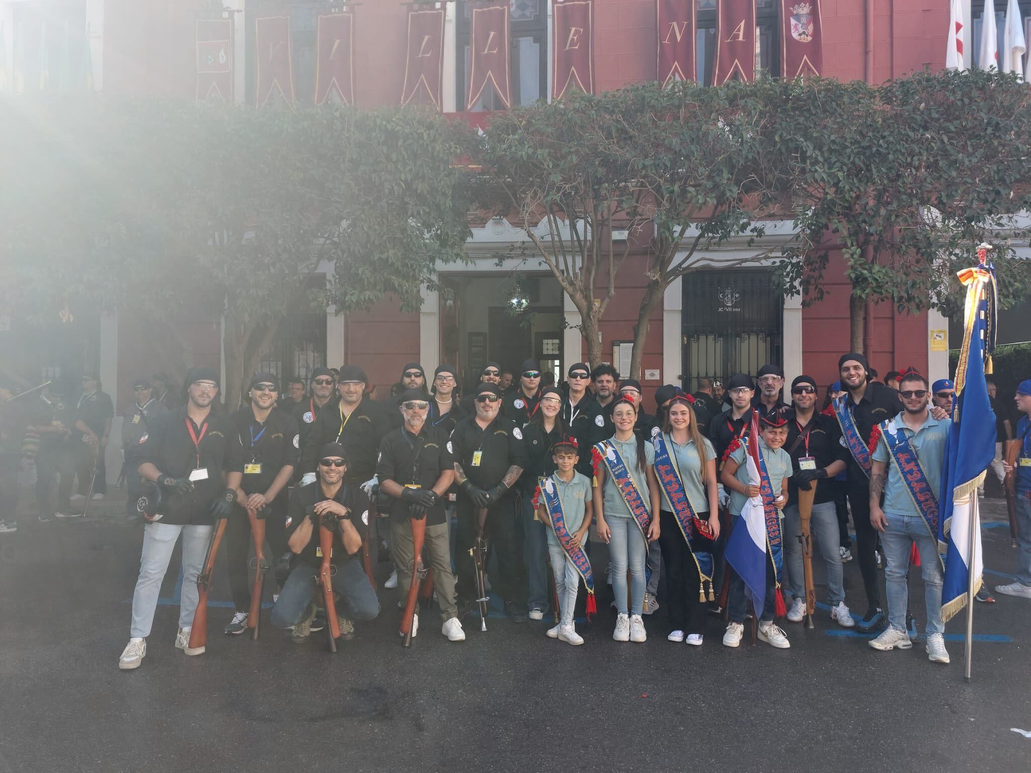 La Comparsa de Andaluces en el Pasacalles