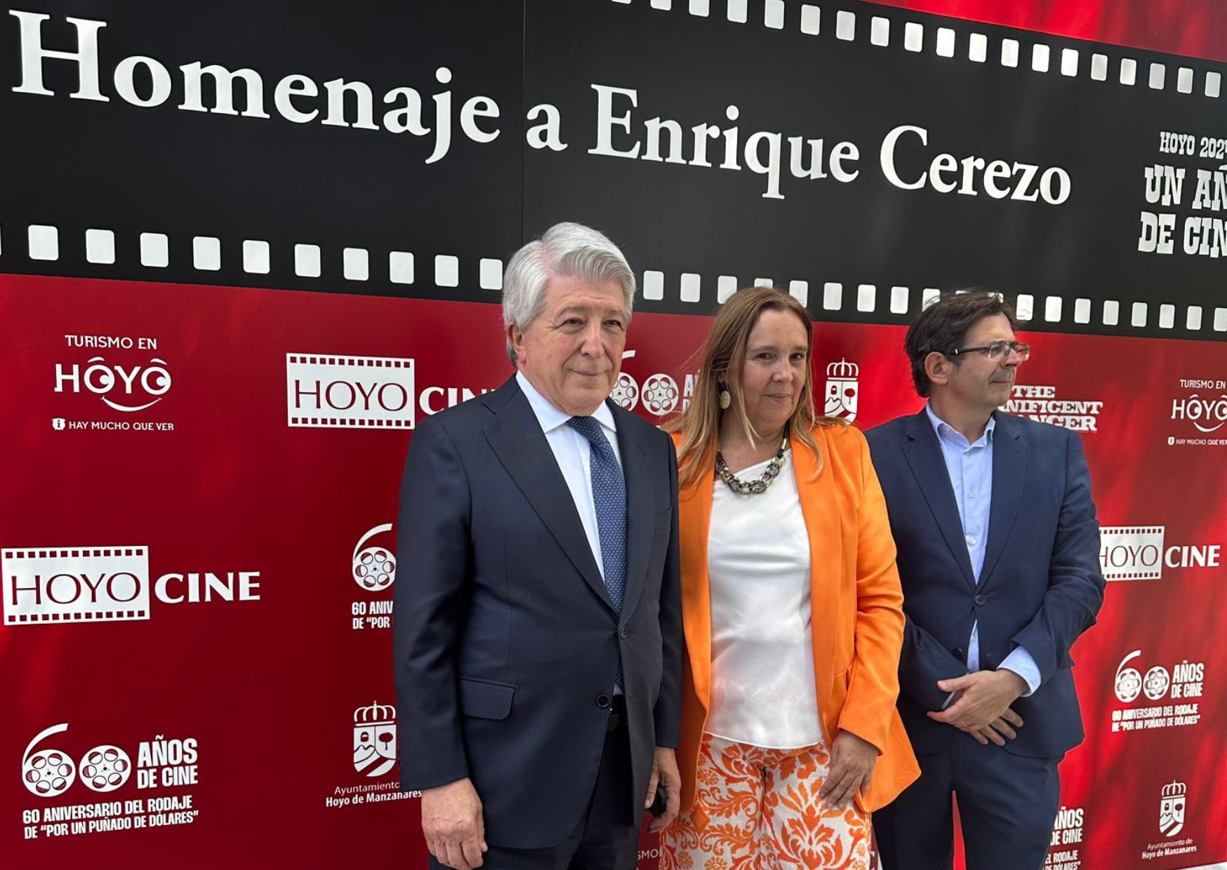 Enrique Cerezo es homenajeado en Hoyo de Manzanares por su aportación al cine