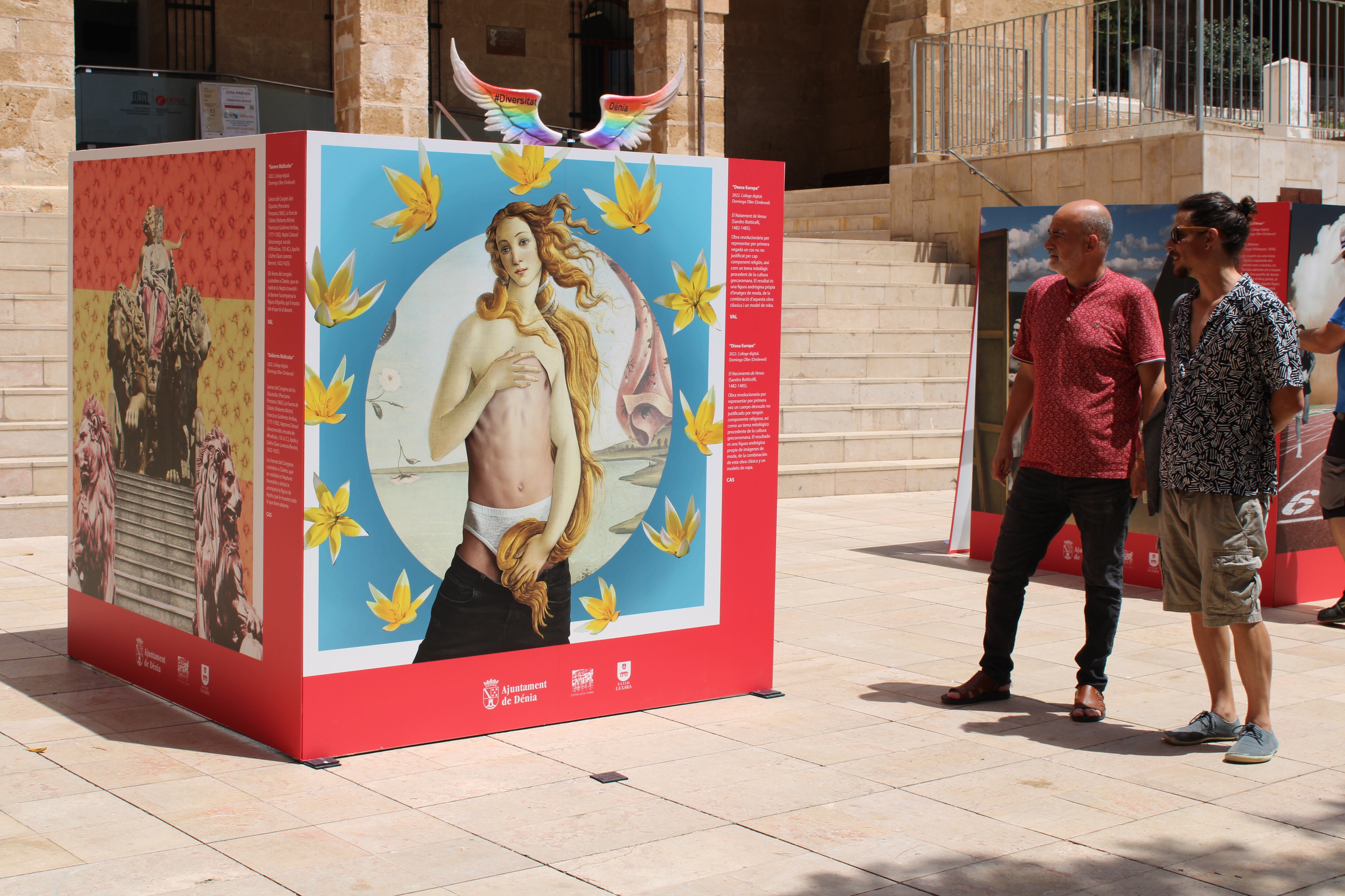 Primera exposición urbana de contenido íntegramente LGTBI+, perteneciente al Ayuntamiento de Dénia.
