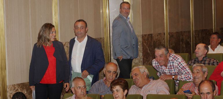 La consejera inauguró las jornadas "Palencia en el 2000" de Asaja Palencia