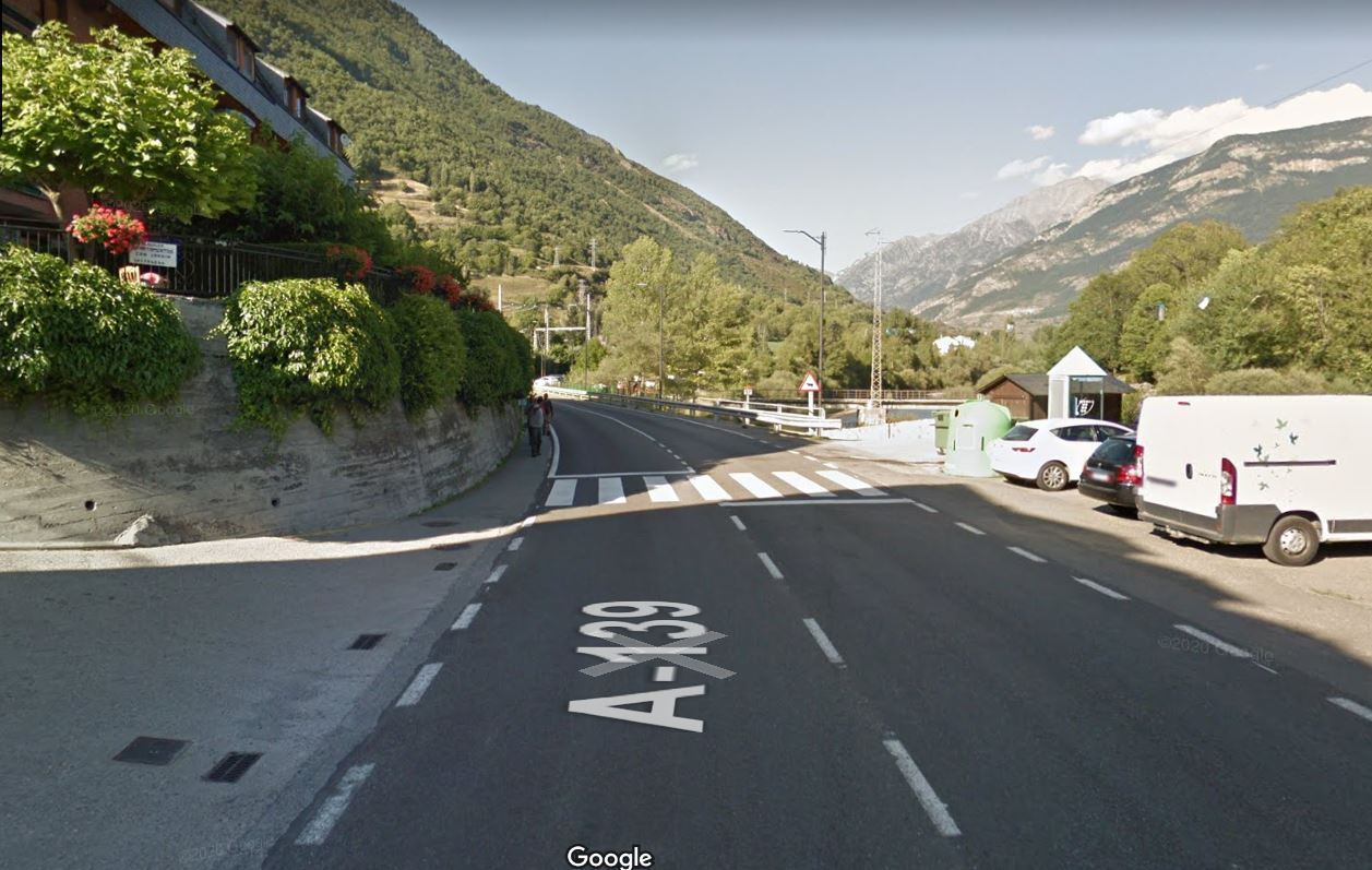 Zona de la acera en Eriste