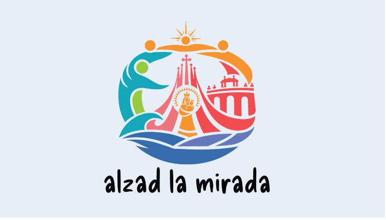 Logo de la visita del Papa León XIV a España