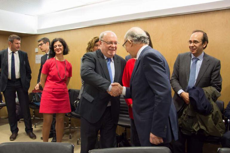 Sota y el ministro Montoro