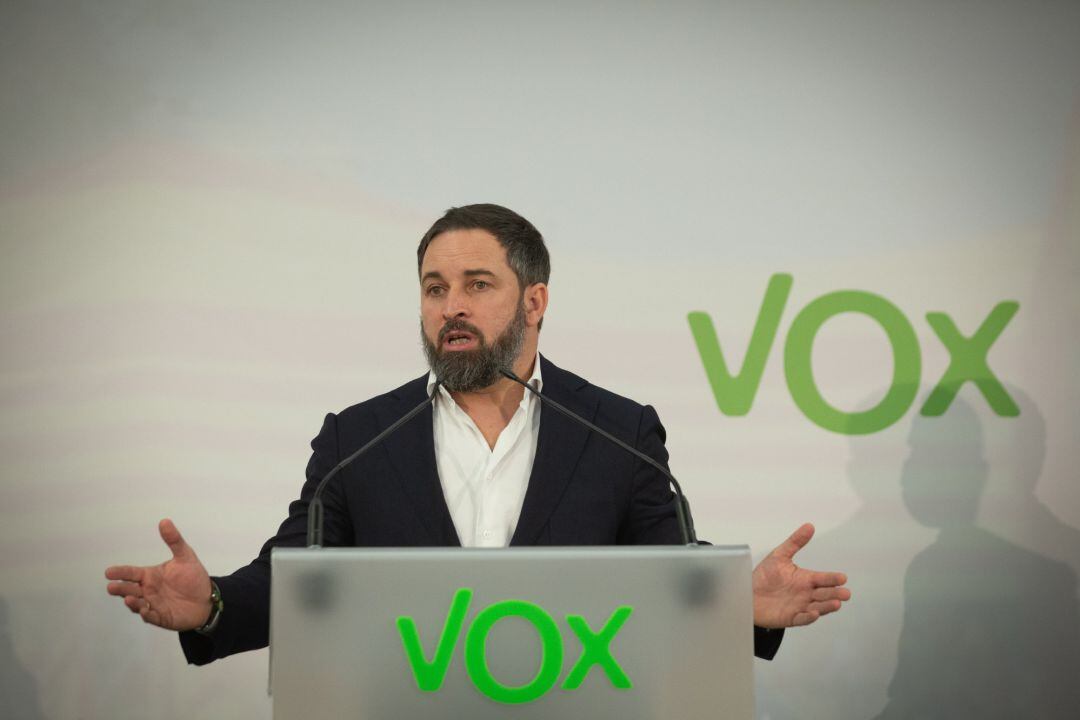 El líder de Vox, Santiago Abascal, en una foto de archivo