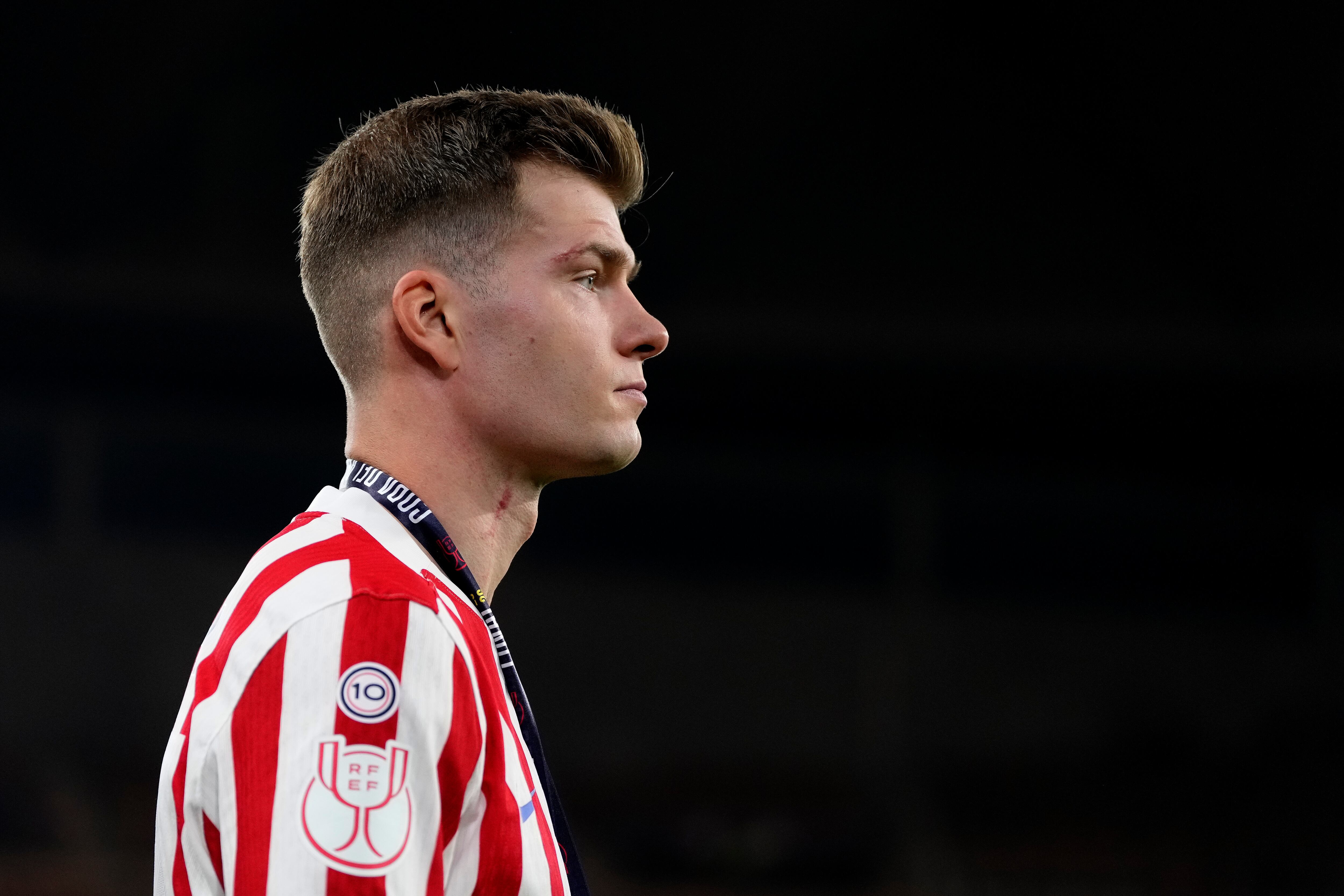 Sorloth en la final de Copa del Rey