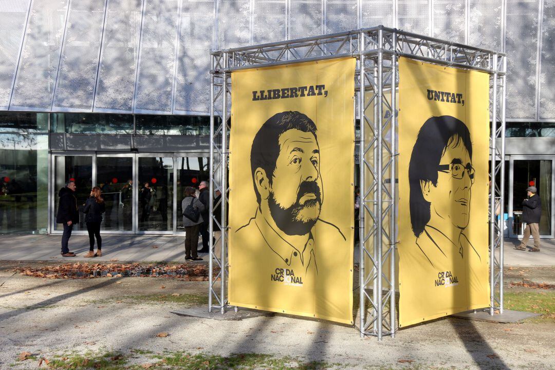 Imagen del exterior del Centro de Convenciones Internacional de Barcelona donde se celebra el congreso constituyente de la Crida