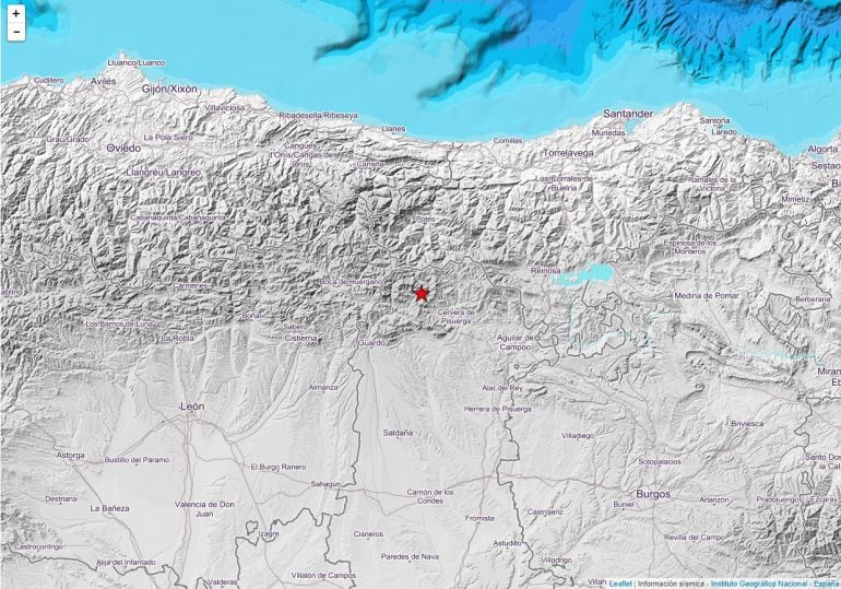 Imagen del epicentro del Terremoto 