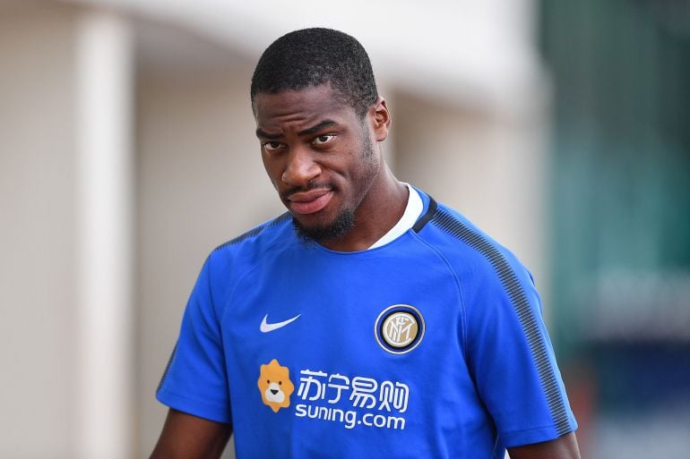 Kondogbia durante la pretemporada con el Inter