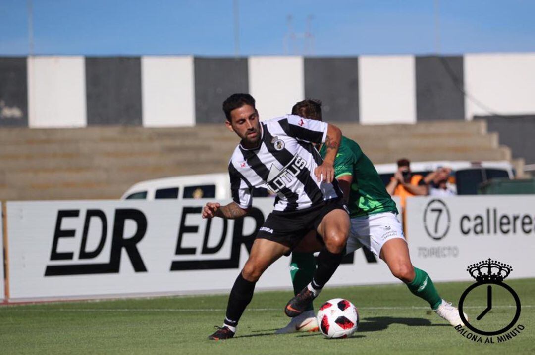 Pirulo durante el partido.