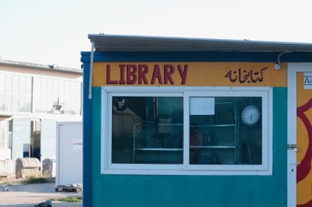 La librería del campo de Oinofyta