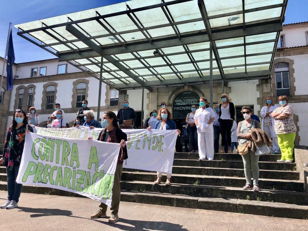 Manifestaciones de sanitarios en Pontevedra