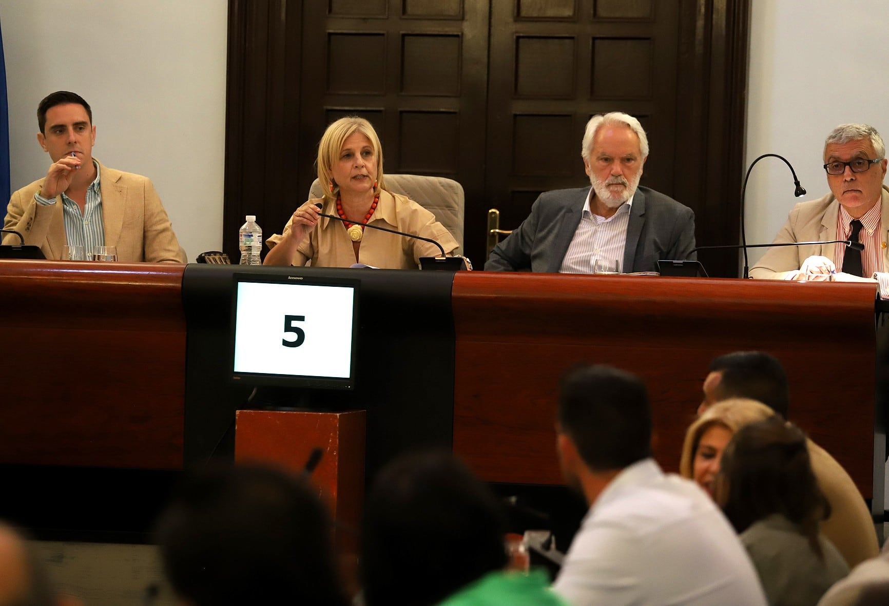 Pleno en el Ayuntamiento de Jerez