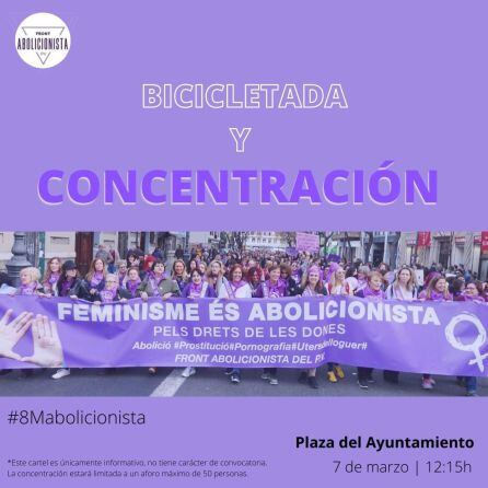 Convocatoria del Front en contra de la prostitución