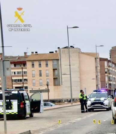 Guardia Civil en Sariñena
