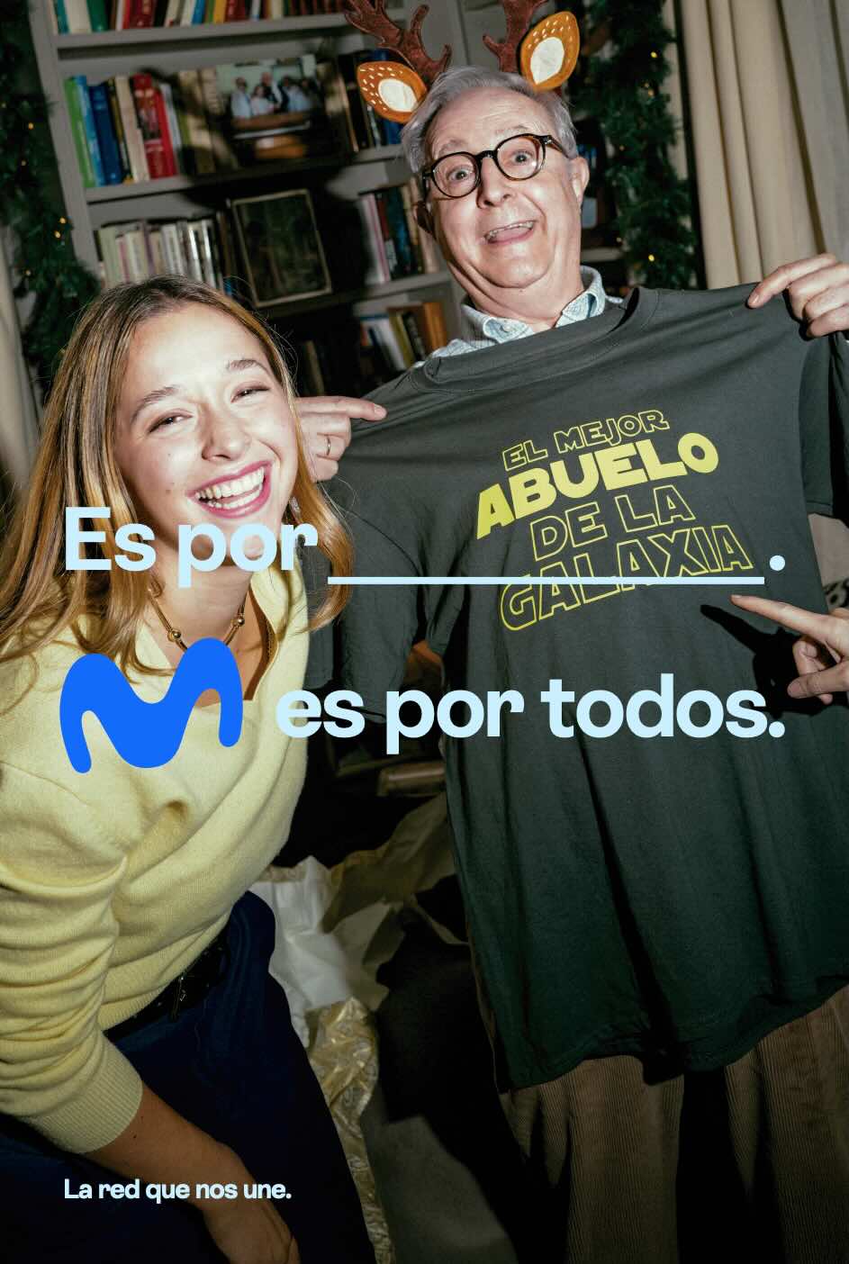 El actor salmantino José Antonio Sayagués, en el anuncio de Movistar 2025