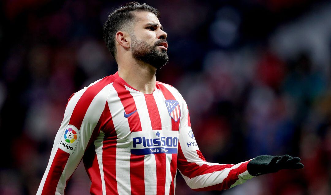 Diego Costa, en un partido con el Atlético de Madrid