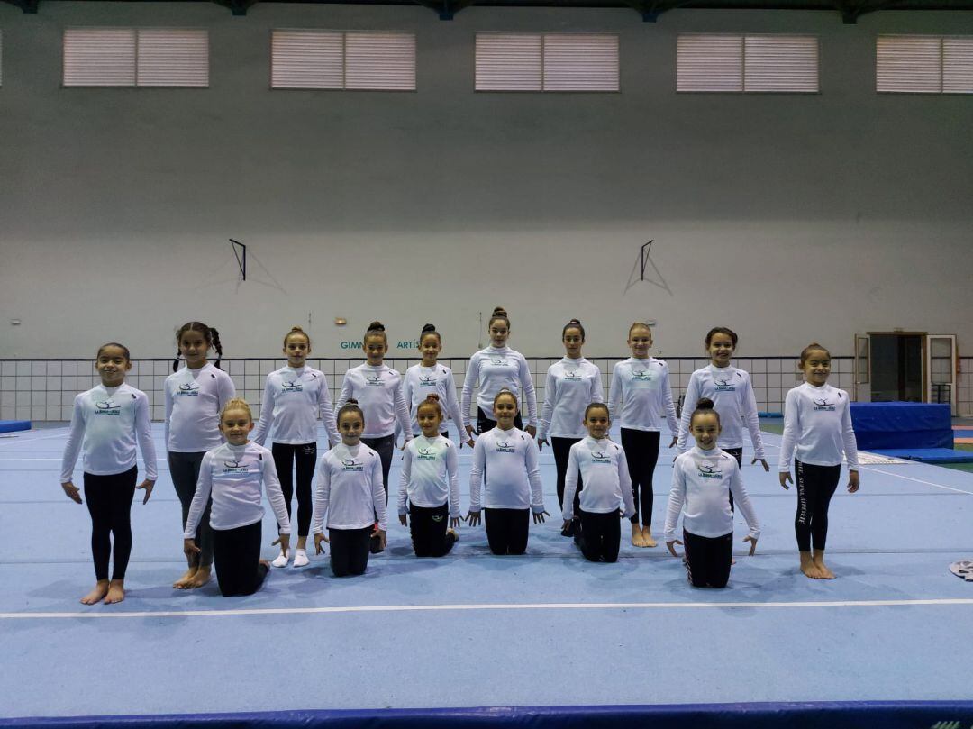 Equipo gimnasia artística de La Barca