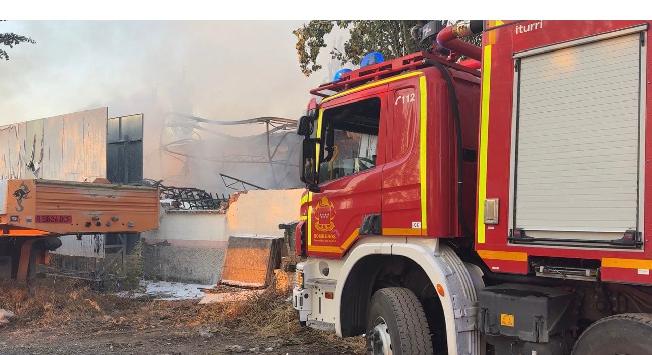 Los bomberos del parque de Getafe son de los que más intervenciones han realizado en 2025