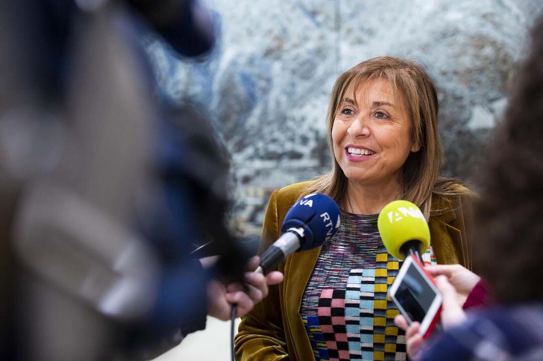 La cònsol major d'Andorra la Vella, Conxita Marsol.