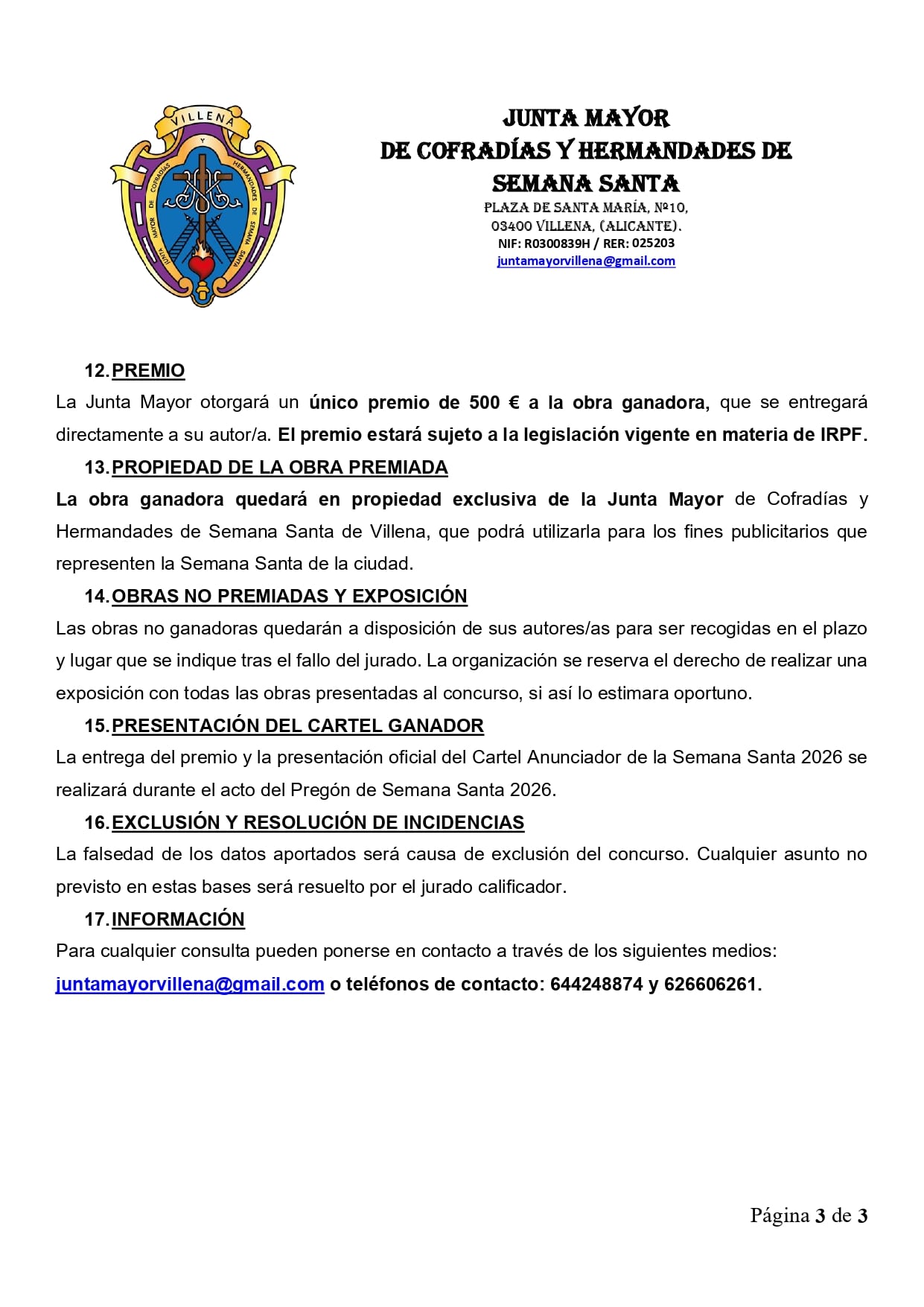 Bases concurso
