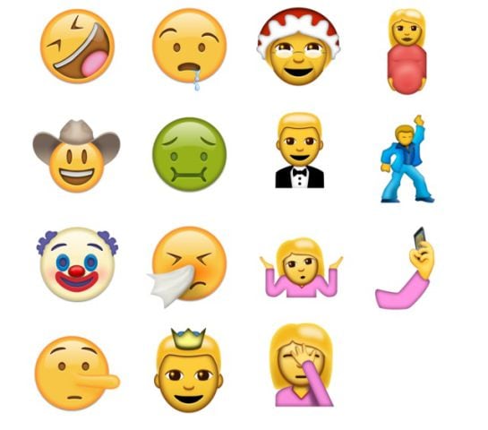 Los nuevos emojis.