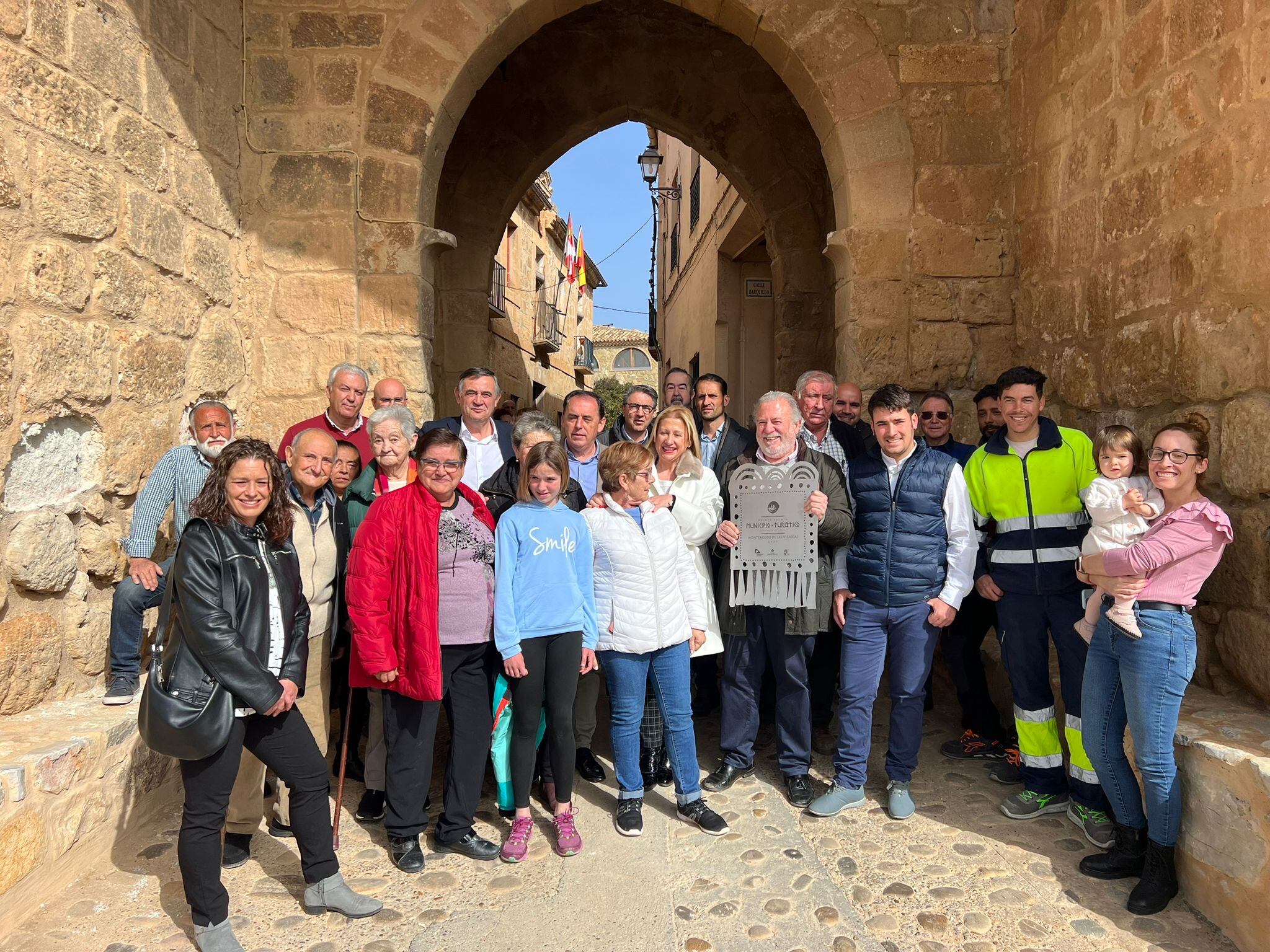 Entrega del premio provincial de turismo en Monteagudo de las Vicarías.