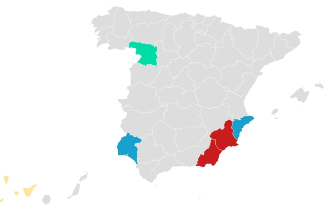 El mapa de todas las tramas corruptas.