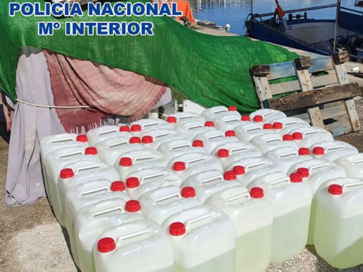 Intervenidos en La Línea más de 10.000 litros de combustible para las narcolanchas en octubre