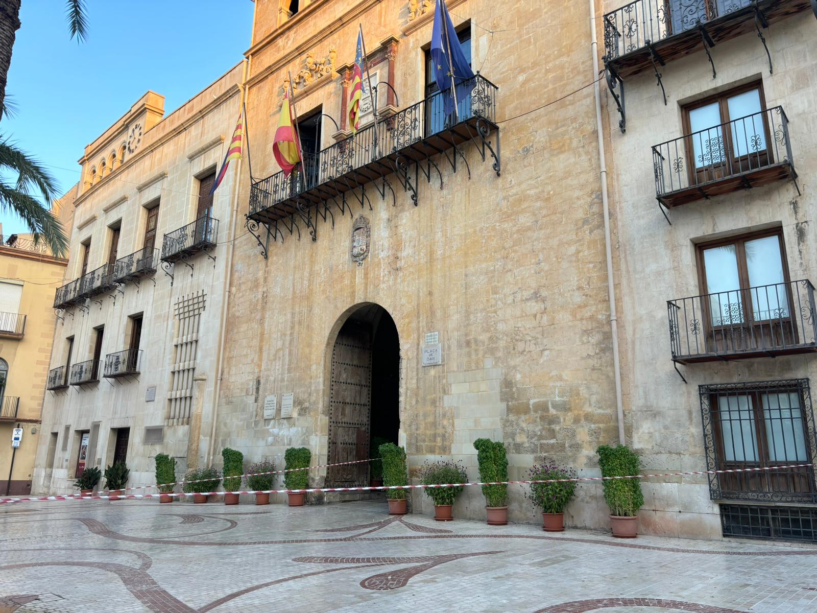 Desprendimientos de la Plaza de Baix
