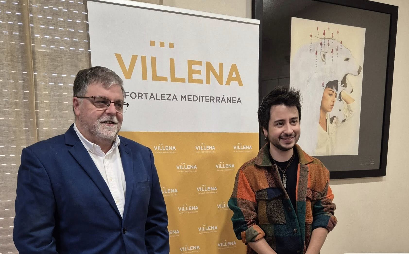 El alcalde, con Víctor Lucas