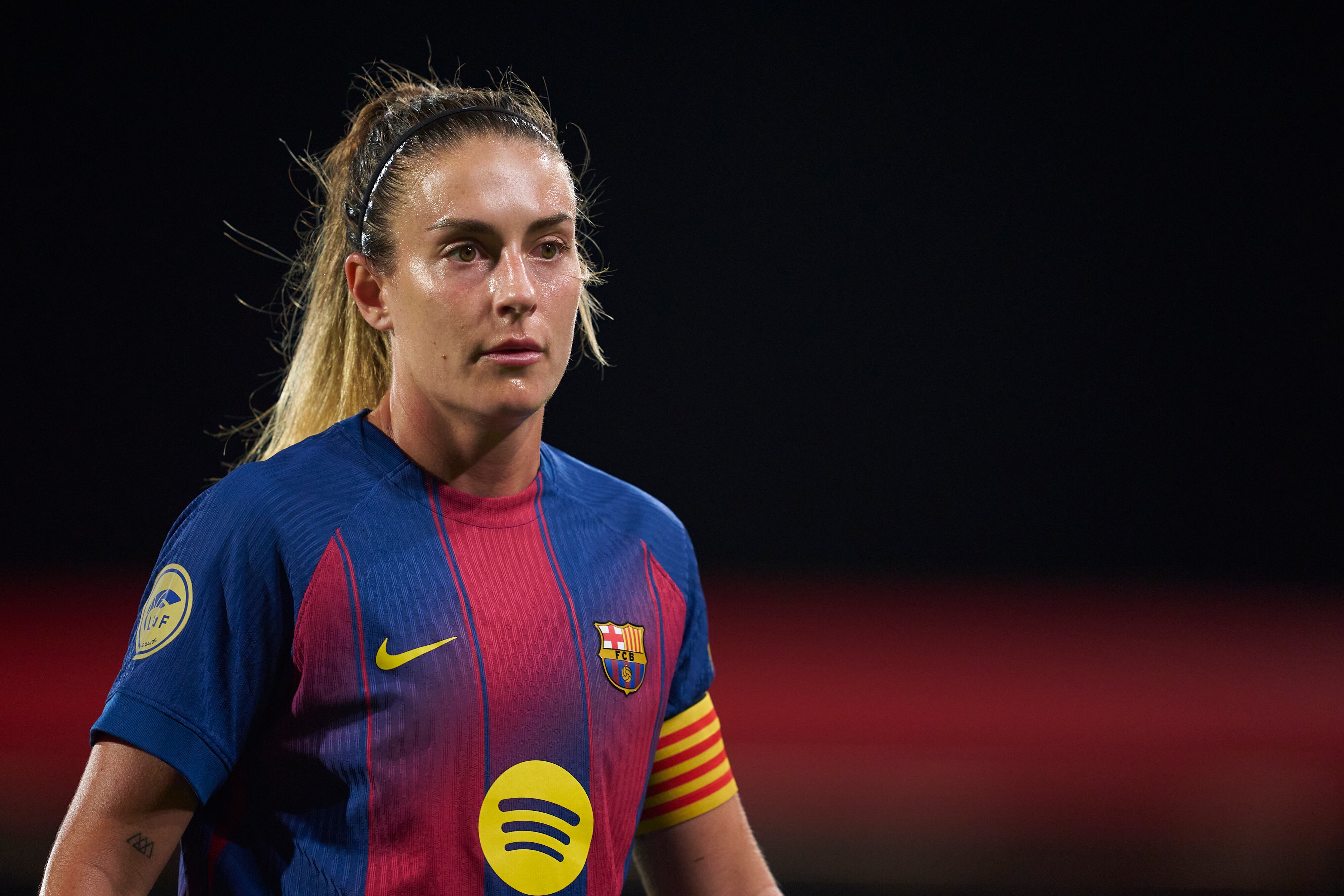 Alexia Putellas juega contra el DUX Logroño este pasado 12 de septiembre