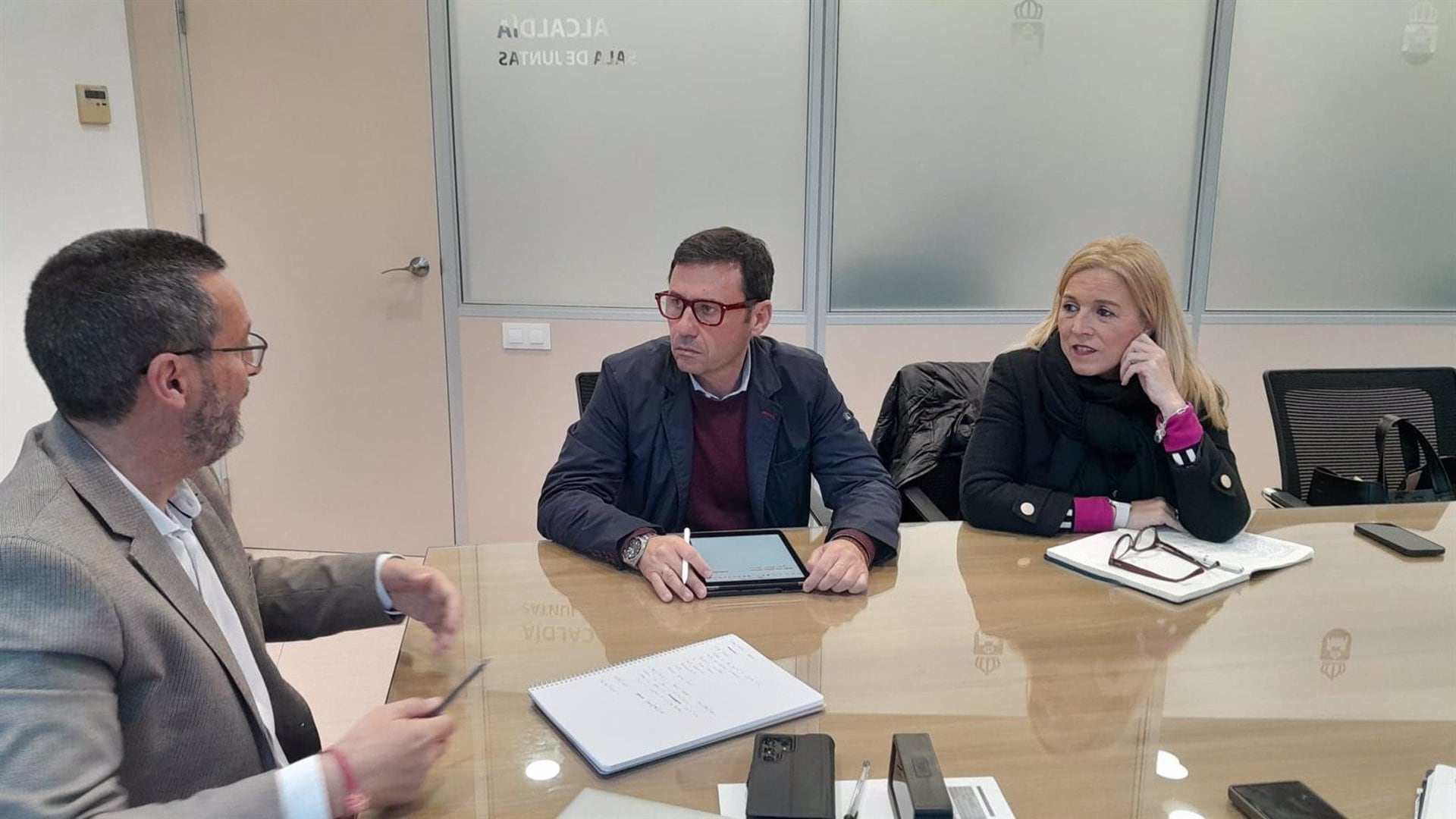 Un momento de la reunión