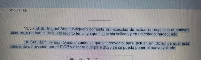 Solicitudes hechas por el PP