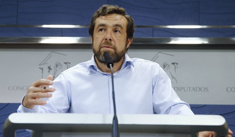 El secretario general del Grupo Parlamentario de Ciudadanos, Miguel Gutiérrez.