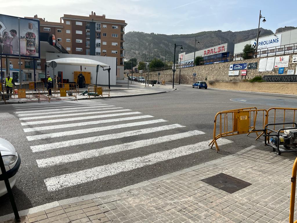 Una de las actuaciones que se han realizado en el mantenimiento de aceras