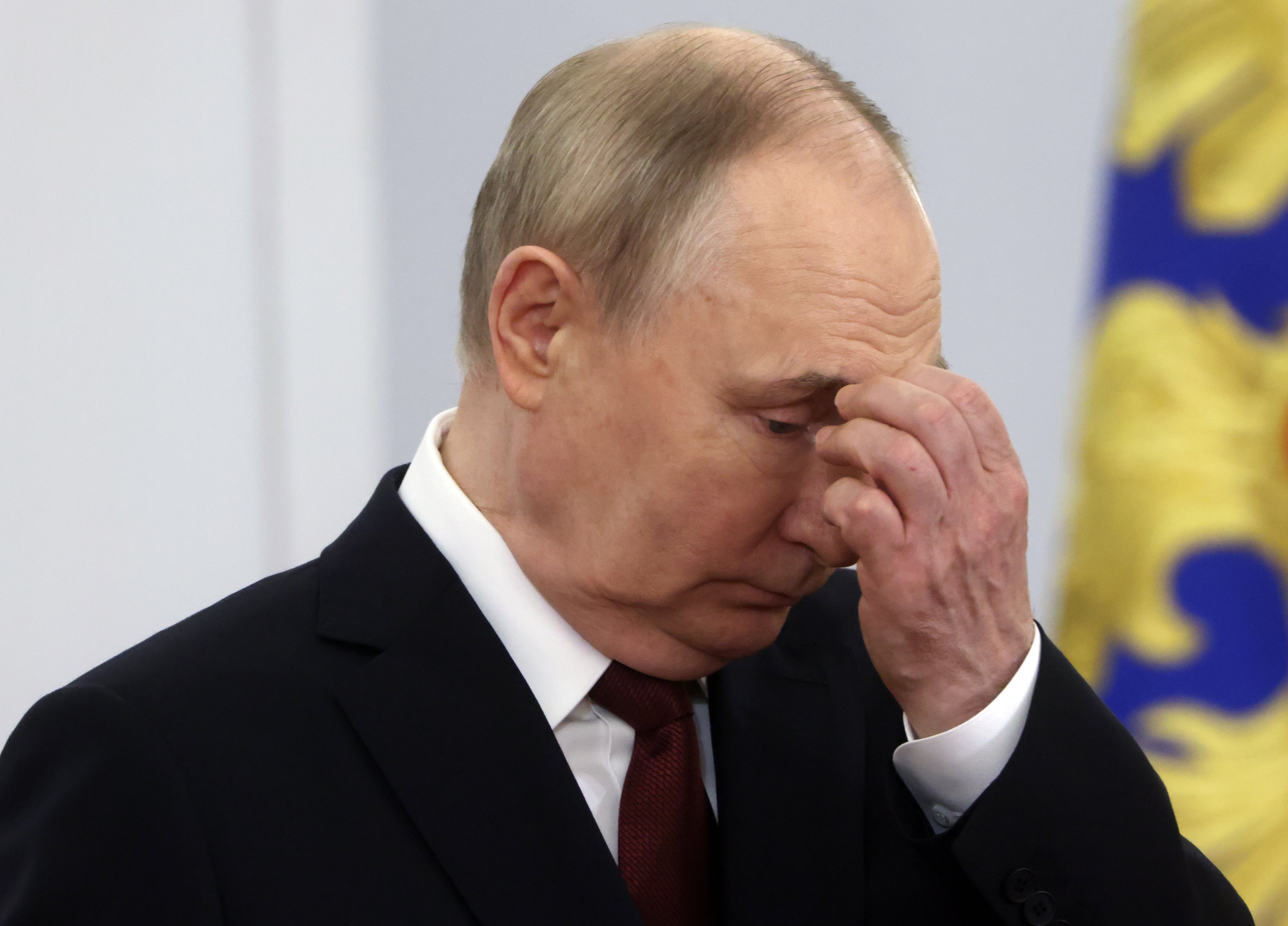 Vladimir Putin en el Kremlin este mes de junio