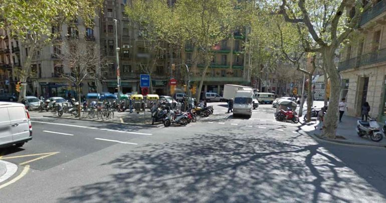 La zona on s'ha produït l'accident