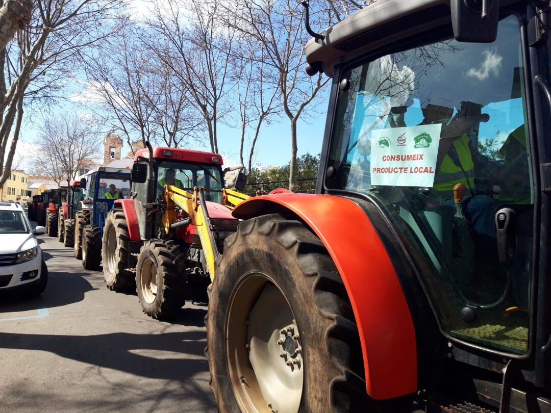 Tractorada en Maó