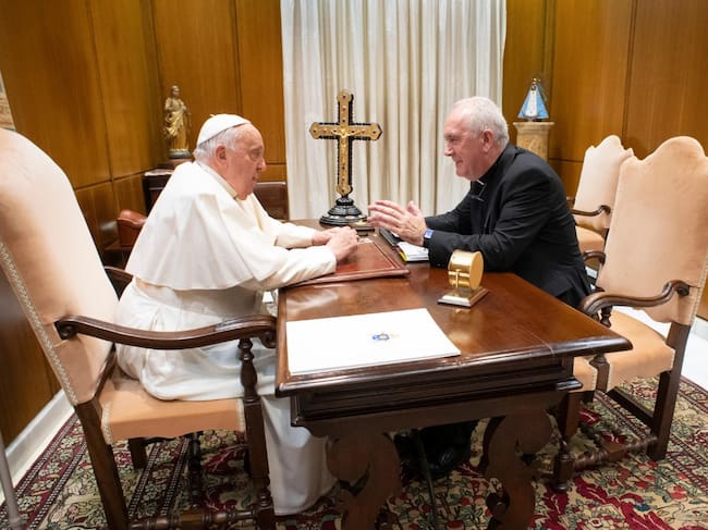 El papa Francisco nombró Obispo de Barbastro-Monzón a Ángel Pérez. Foto: @Vatican Media